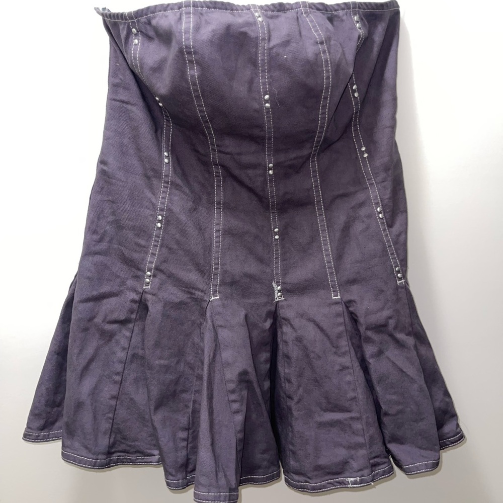 Purple Women's Denim Dress